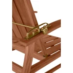 Croquet Teak Outdoor Recliner Chair - Image 10