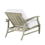 Croquet Teak Outdoor Recliner Chair - Image 8