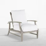 Croquet Teak Outdoor Recliner Chair - Image 5