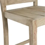Croquet Teak Outdoor Counter Stool 24 In. - Image 22