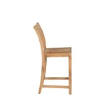 Croquet Teak Outdoor Counter Stool 24 In. - Image 21
