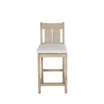 Croquet Teak Outdoor Counter Stool 24 In. - Image 17
