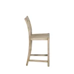 Croquet Teak Outdoor Counter Stool 24 In. - Image 3