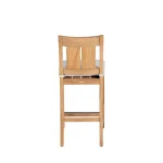 Croquet Teak Outdoor Counter Stool 24 In. - Image 11