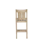 Croquet Teak Outdoor Counter Stool 24 In. - Image 8