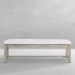 Club Teak Outdoor Backless Bench 59 In. - Image 5