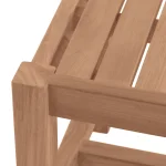 Club Teak Outdoor Backless Bench 59 In. - Image 6