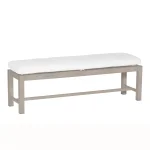 Club Teak Outdoor Backless Bench 59 In. - Image 10