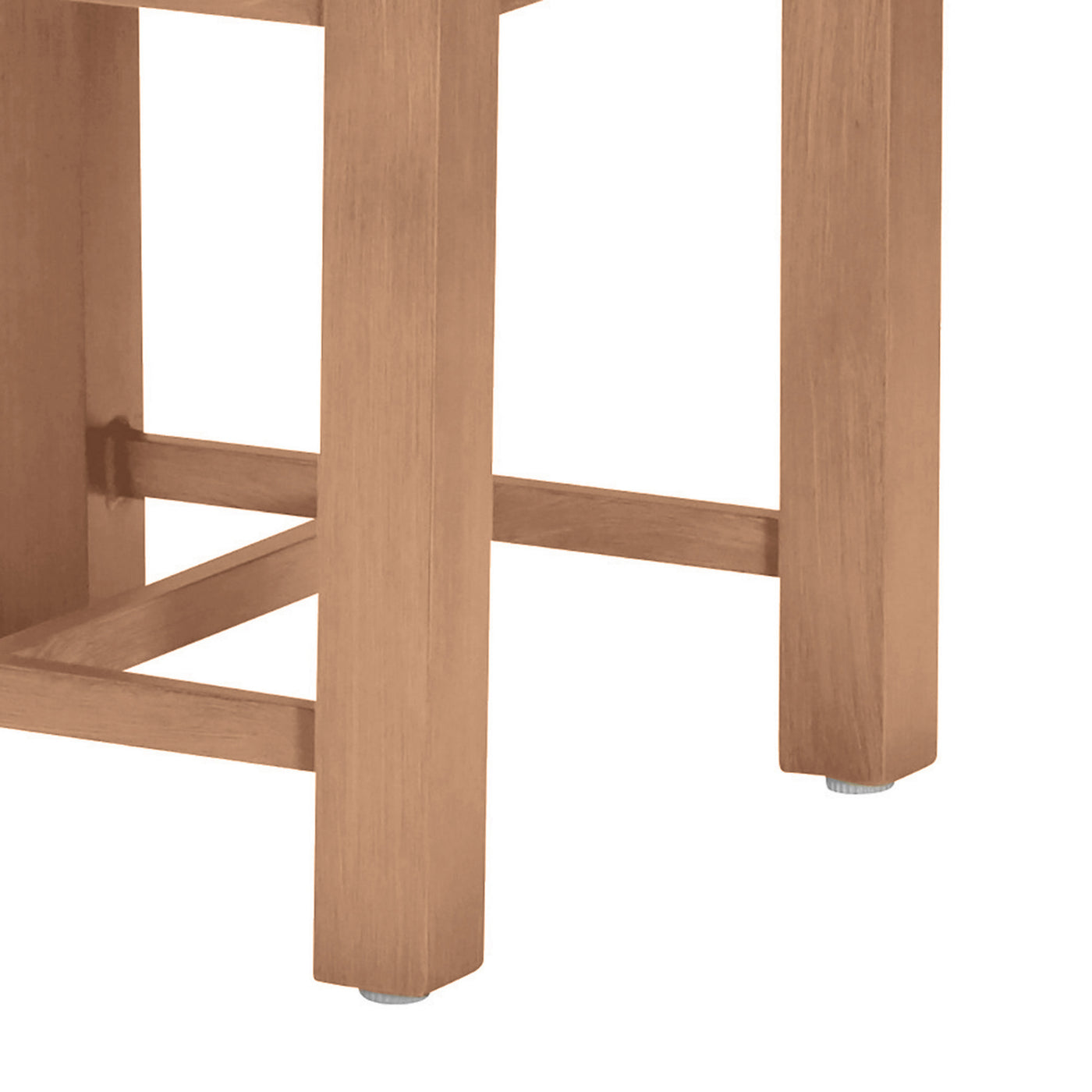 Club Teak Square Outdoor End Table