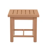 Club Teak Square Outdoor End Table - Image 8