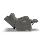 Penn Fabric Power Rocking Recliner with Power Headrest & Lumbar - Image 13