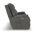 Penn Fabric Power Reclining Sofa with Power Headrests & Lumbar - Image 5