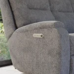 Penn Fabric Power Reclining Sofa with Power Headrests & Lumbar - Image 6