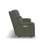 Porter Fabric & Leather Power Reclining Sofa with Console, Power Headrest, & Lumbar - Image 5