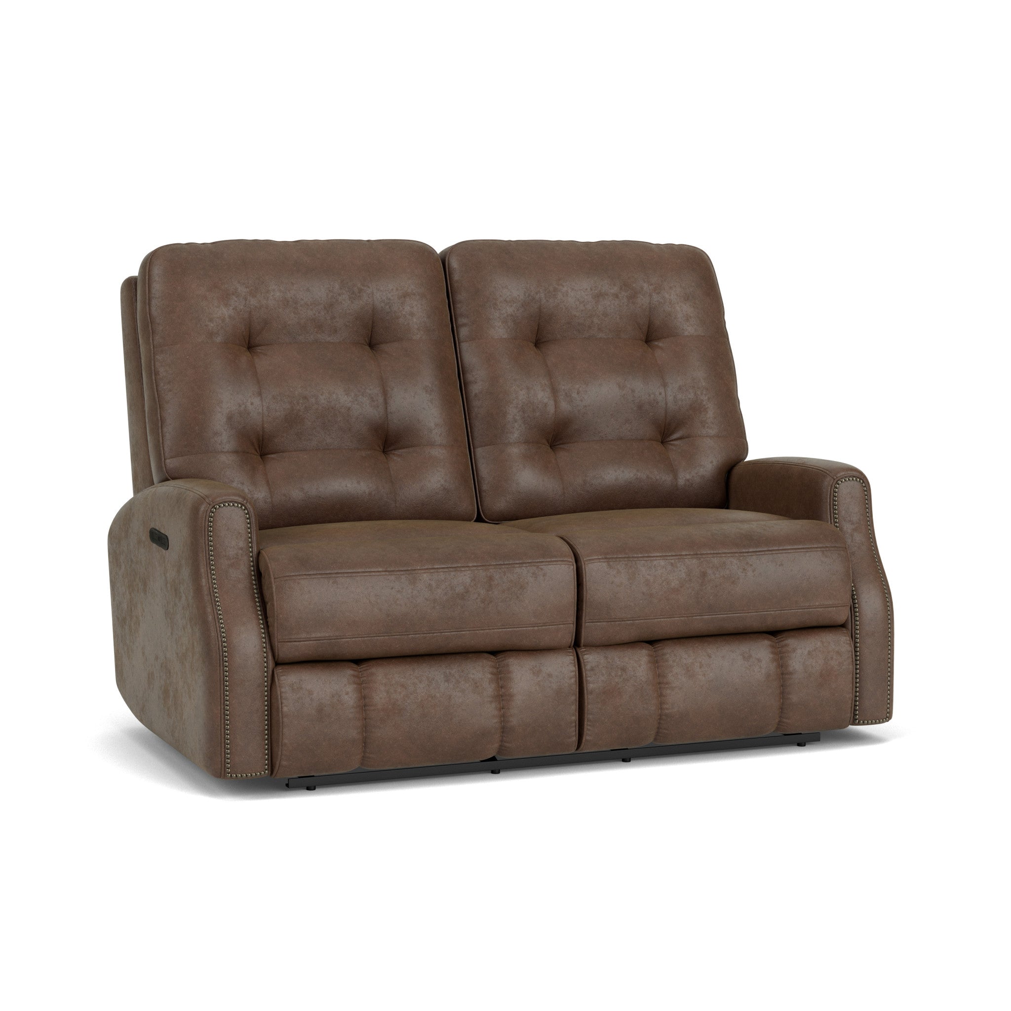 288160H-105407125 Devon Fabric Power Reclining Loveseat with Power Headrests - Image 1