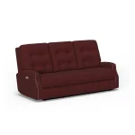 Devon Fabric Power Reclining Sofa with Power Headrests - Image 6