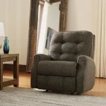 Devon Fabric Power Rocking Recliner with Power Headrest - Image 3