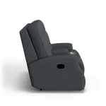 Devon Fabric Reclining Loveseat with Console - Image 13