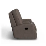 Devon Fabric Reclining Loveseat with Console - Image 14