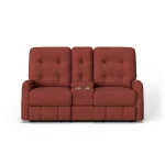 Devon Fabric Power Reclining Loveseat with Console & Power Headrests - Image 6