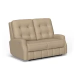 Devon Fabric Power Reclining Loveseat with Power Headrests - Image 5
