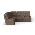 Devon Fabric Reclining Sectional - Image 4