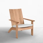 Ashland Teak Outdoor Adirondack Lounge Chair - Image 11