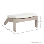 Ashland Teak Outdoor Adirondack Ottoman