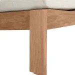 Ashland Teak Outdoor Adirondack Ottoman - Image 9