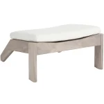 Ashland Teak Outdoor Adirondack Ottoman - Image 14