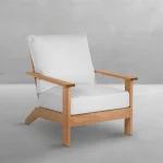 Ashland Teak Outdoor Lounge Chair - Image 8