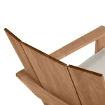 Ashland Teak Outdoor Lounge Chair - Image 12