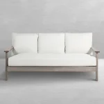 Ashland Teak Outdoor Sofa - Image 15