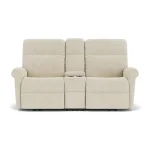 Davis Fabric Reclining Loveseat with Console - Image 7