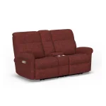 Davis Fabric Power Reclining Loveseat with Console & Power Headrests - Image 5