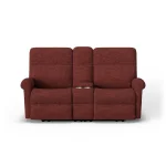 Davis Fabric Power Reclining Loveseat with Console & Power Headrests - Image 6