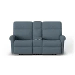 Davis Fabric Power Reclining Loveseat with Console & Power Headrests - Image 7