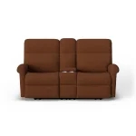 Davis Fabric Power Reclining Loveseat with Console - Image 3