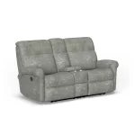 Davis Fabric Power Reclining Loveseat with Console - Image 5