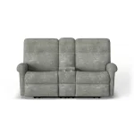 Davis Fabric Power Reclining Loveseat with Console - Image 6