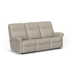 Davis Fabric Power Reclining Sofa with Power Headrests - Image 5