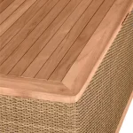 Chesapeake N-dura Resin Wicker Outdoor Storage Box - Image 3