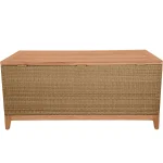 Chesapeake N-dura Resin Wicker Outdoor Storage Box - Image 7