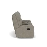 Rio Fabric Reclining Loveseat with Console - Image 8