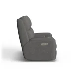 Rio Fabric Power Reclining Loveseat with Console & Power Headrests - Image 10