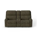 Rio Fabric Power Reclining Loveseat with Console & Power Headrests - Image 7