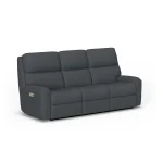 Rio Fabric Power Reclining Sofa with Power Headrests - Image 8