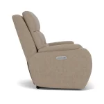 Strait Fabric Power Recliner with Power Headrest - Image 9