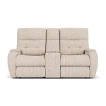 Strait Fabric Power Recliner with Power Headrest & Lumbar - Image 8