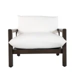 Monterey Wrought Aluminum Outdoor Lounge Chair - Image 3